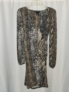 INC International Concepts Snake and Leopard Print Midi Dress #feminine #party